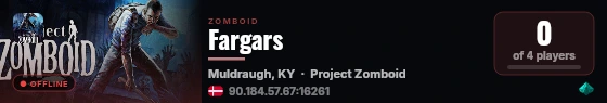 Fargars live status badge