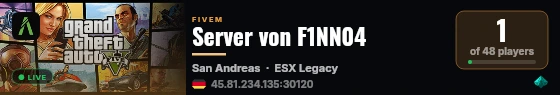 Server von F1NN04 live status badge