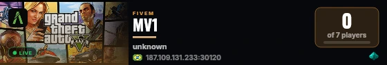 MV1 live status badge
