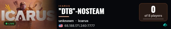 ”DTB”-NOSTEAM live status badge