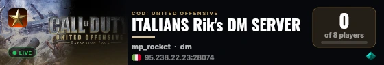 ITALIANS Rik's DM SERVER live status badge
