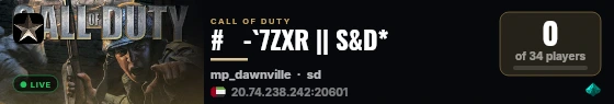 #   -`7ZXR || S&D* live status badge