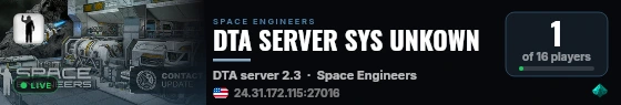 DTA SERVER SYS UNKOWN live status badge