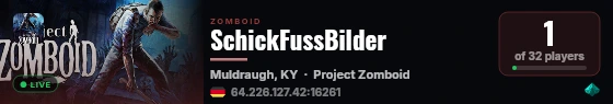 SchickFussBilder live status badge