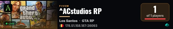 ^ACstudios RP live status badge