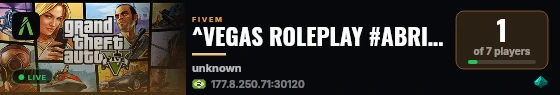 ^VEGAS ROLEPLAY #ABRIU HOJE 31-05🌈 live status badge