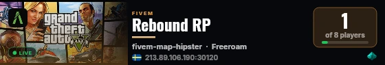 Rebound RP live status badge