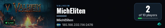 MichEliten live status badge