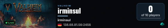 irminsul live status badge
