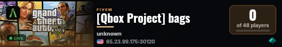 [Qbox Project] bags live status badge