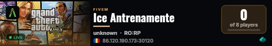 Ice Antrenamente live status badge