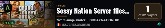 Sosay Nation Server files www.ribsosay.com live status badge