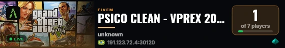 PSICO CLEAN - VPREX 2026 live status badge