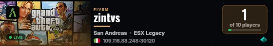 zintvs live status badge