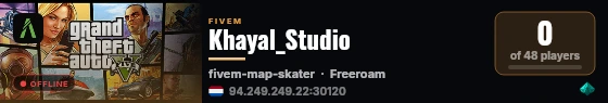 Khayal_Studio live status badge