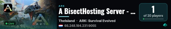 A BisectHosting Server - 105c9ed6 - (v361.7) live status badge