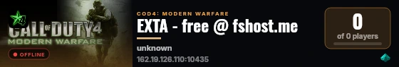 EXTA - free @ fshost.me live status badge
