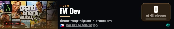 FW Dev live status badge
