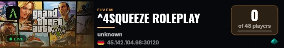 ^4SQUEEZE ROLEPLAY live status badge