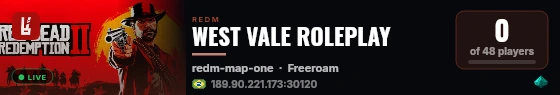 WEST VALE ROLEPLAY live status badge