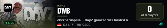 DWB live status badge