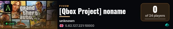 [Qbox Project] noname live status badge