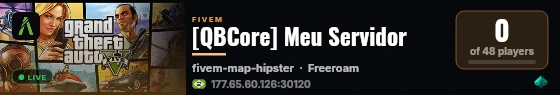[FiveM Basic Server] change-me live status badge