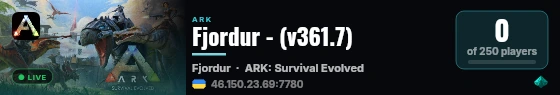 Fjordur - (v361.7) live status badge