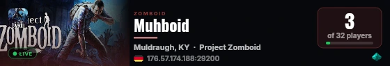 Muhboid live status badge
