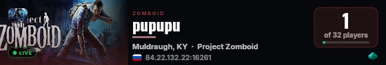 pupupu live status badge