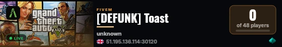 [DEFUNK] Toast live status badge
