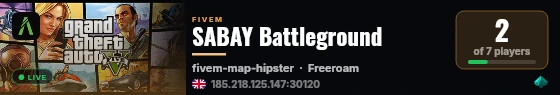 SABAY Battleground live status badge