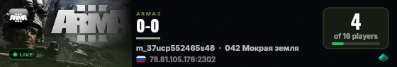 0-0 live status badge