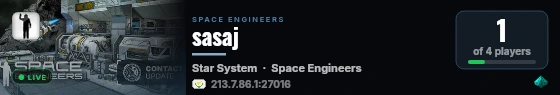 sasaj live status badge