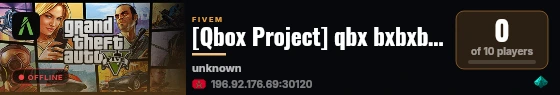 [Qbox Project] qbx bxbxbxbxb live status badge