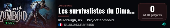Les survivalistes du Dimanche live status badge