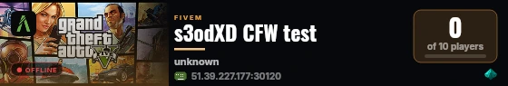 s3odXD CFW test live status badge