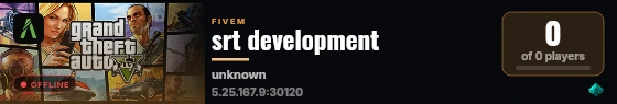 srt development live status badge