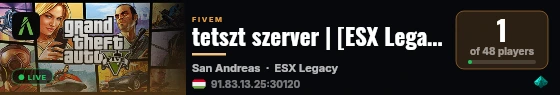 tetszt szerver | [ESX Legacy] live status badge