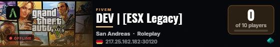 DEV | [ESX Legacy] live status badge