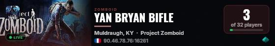 YAN BRYAN BIFLE live status badge