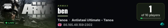 ben live status badge