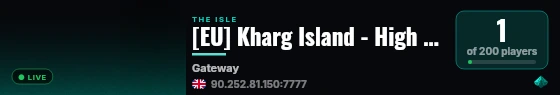 [EU] Kharg Island - High AI - Low Rules live status badge