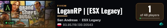 LoganRP | [ESX Legacy] live status badge