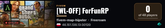 [WL-OFF] ForFunRP live status badge