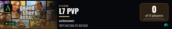 L7 PVP  live status badge
