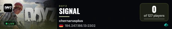 SIGNAL live status badge