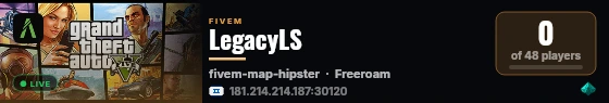 [QBCore Framework] LegacyLS live status badge