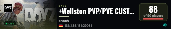 +Wellston PVP/PVE CUSTOM BUILDING | Quests | Cars | Trader | 20x Loot live status badge