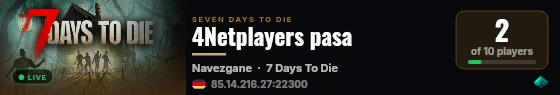 4Netplayers pasa live status badge